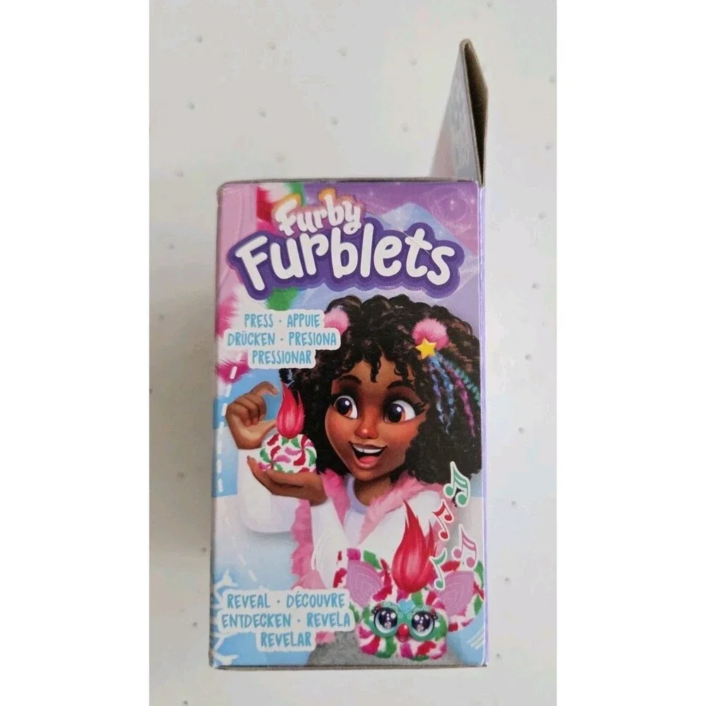 Furby Furblets Pep-Mint Mini Electronic Plush‎ Toy, New In Box SEALED